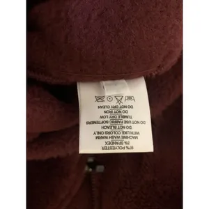 American Giant Burgundy Fleece Zip Hoodie Cozy USA Made XS thumbnail 5