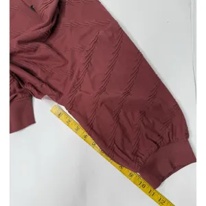 Simply Vera Top Women's Size XL Velvet Mauve Textured Career Sweatshirt‎ Comfort thumbnail 8