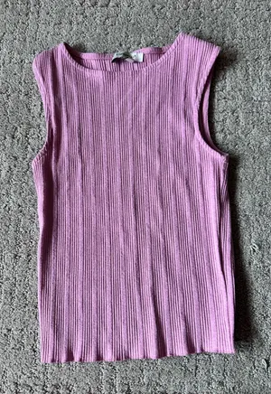 Pink Ribbed Tank Top Francesca’s  thumbnail 1