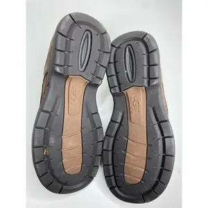 UGG Australia Shoes Size 7 Men's Slip On Leather Dark Brown Suede Comfort Shoes thumbnail 6