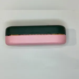 Kate Spade‎ Women’s Green and Pink Sunglasses Eyeglasses Case thumbnail 3