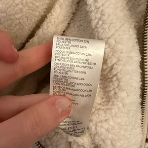 Free People Billie sherpa hoodie in ivory combo thumbnail 6