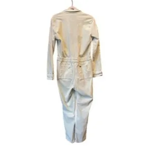 Free People Lee Union-Alls Womens Mint Green Corduroy Jumpsuit Boiler Suit XS thumbnail 8