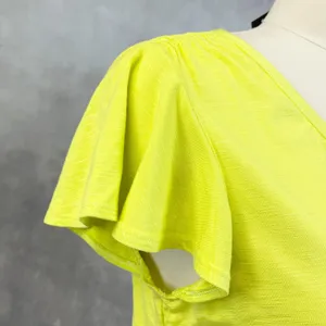 WHBM Glamgetter Dress Womens Medium Limelight Dopamine Maximalist‎ Stretchy Twee thumbnail 3