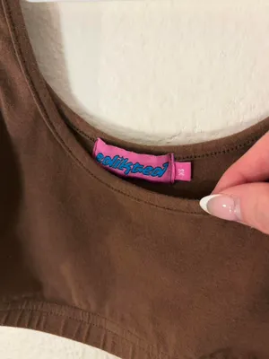 edikted brown mina crop top thumbnail 3