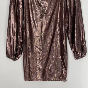 Nasty Gal Rose Gold‎ Metallic Mini Dress Size 8 NWT Night Out Party Cocktail thumbnail 8