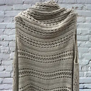 ALICE + OLIVIA Crotchet Draped Sweater Vest Medium thumbnail 5