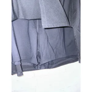 Abercrombie & Fitch Black Athletic Skort XL Mini Skirt Built-in Shorts Side Slit thumbnail 2