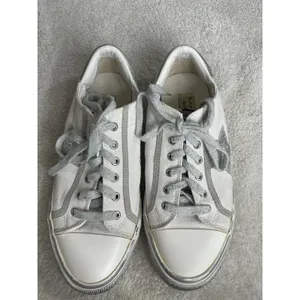 Vintage Havana Alive Glitter Lace Up Womens White Sneakers Size 38 (7-8) thumbnail 2