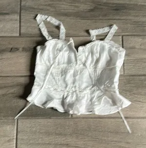 SHEIN white blouse thumbnail 1