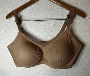 Honeylove Crossover mesh Bra in tan beige XL 38D/DD(E) thumbnail 1