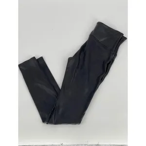 Spanx Faux Leather Leggings Black High‎ Waisted Shaper Pants Medium Excellent thumbnail 4
