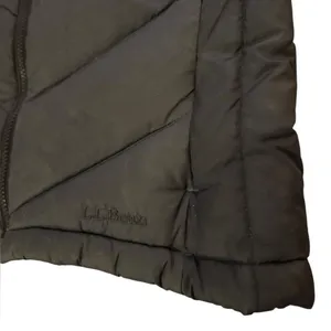 LL Bean Vintage Goose Down Puffer Vest Womens Size Small Petite Black Zip Up thumbnail 9