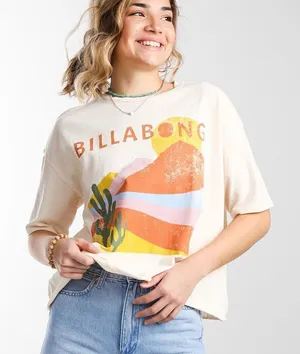 Billabong True Boy Cropped Desert Cactus T-Shirt Women’s Small thumbnail 1