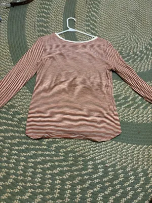 Old Navy Red striped long sleeve shirt thumbnail 2