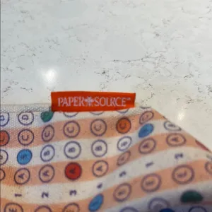 Stylish Orange Scantron‎ Test Patterned Tote Bag thumbnail 5