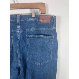 Madewell Classic Straight Jean Women 32 Blue Denim High Rise Minimalist thumbnail 5