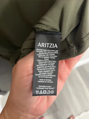 Aritzia Boulevard Olive Green Mini Dress thumbnail 4
