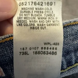 Levis 505 Womens Size 14M Jeans Straight Leg Stretch Blue Denim Everyday Casual thumbnail 11