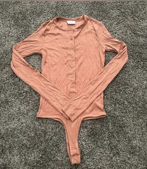 CLYQUE Brown Bodysuit Size XS 0277 thumbnail 1