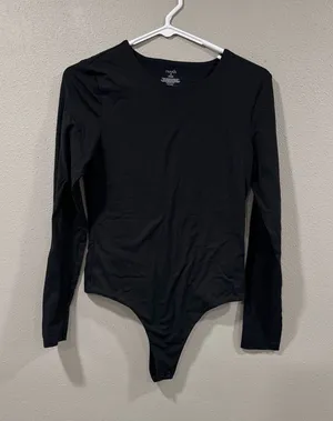 Nuuds Black Bodysuit Size M thumbnail 1