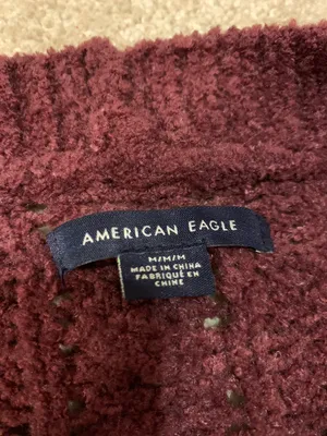 American Eagle Purple Knit Sweater thumbnail 2
