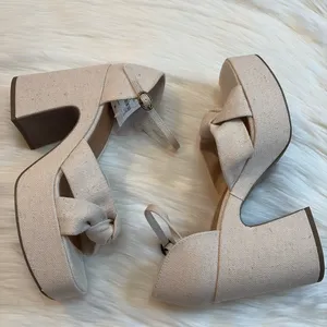 A.n.a Ivory Platform Heels thumbnail 2