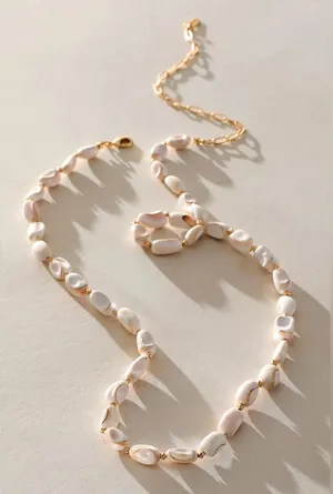 NWT Free People Skylar Shell Convertible Belly Chain Necklace 🐚 thumbnail 1