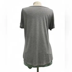 Honeydew USA Gray Short Sleeve Relaxed T-Shirt thumbnail 3