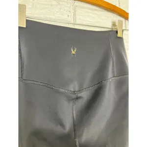 Spyder active‎ black leggings ankle 7/8 women's size small athletic casual thumbnail 3