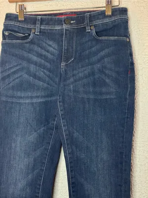 L.L. Bean Women's Dark Blue Skinny Jeans thumbnail 2