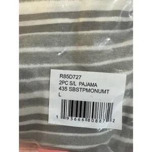 Splendid Women's Tank Top Shirt and Jogger Pant‎ Pajama Set Size Large Striped ! thumbnail 8