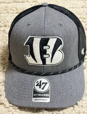 47 Brand Cincinnati Bengals Carbon Strap Rope Trucker Hat thumbnail 2