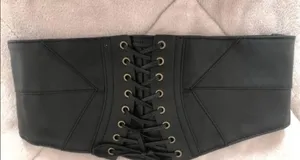 Black Corset Belt Steampunk New thumbnail 9