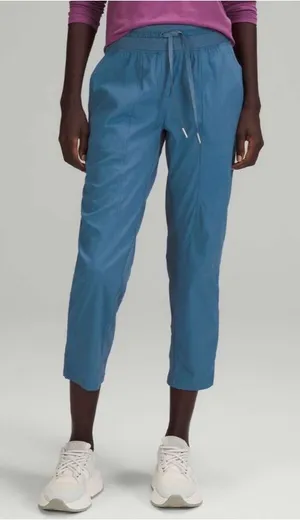 Lululemon Dance Studio Mid-Rise Crop 25 Soft Denim Blue Pants Size 6 thumbnail 1