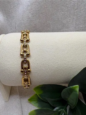 Elegant Gold Link Bracelet - Women Jewelry thumbnail 2
