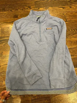 Vineyard Vines and Women Half-Zip Sweater - Light Blue thumbnail 1