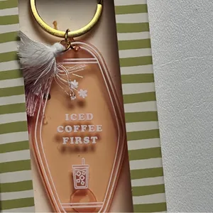 Ice Coffee First Key Chain Accessory NWT thumbnail 4