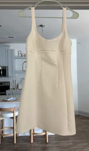 ZARA Mini Dress White thumbnail 1