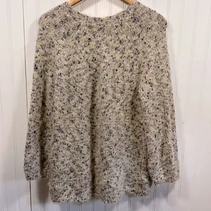 Lou & Grey crewneck multicolor eyelash sweater thumbnail 5