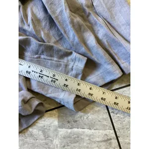 Halara NWOT Light Gray Linen-Feel Paperbag Waist Shorts with Tie Belt Small thumbnail 4