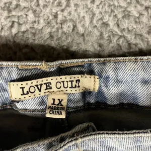 Love Cult Cargo Pants Women 1X 36x29.5 Wide‎ Leg Stretch Utility Denim Jeans NWT thumbnail 8