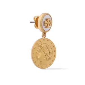 NWOT Tory. Burch Coin Drop Earring thumbnail 4