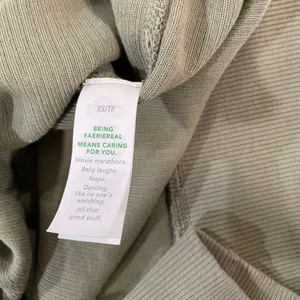 Aerie Ribbed Oversized Sweatshirt XS Green Crewneck Cozy Lounge Top thumbnail 6