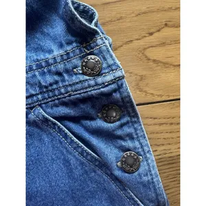 Haiks Country Patch Work Denim Overalls Blue Size Women I think Medium VTG READ thumbnail 7