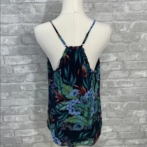 Miss Me Black Floral Tank Top thumbnail 4