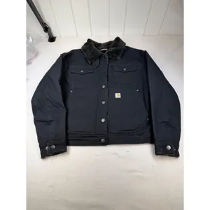 Carhartt Womens Rugged Flex Canvas Sherpa Lined Jacket Black Size XL NEW NWOT thumbnail 7