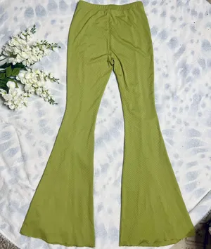 Avocado Ribbed Flare Pants thumbnail 6