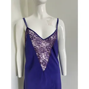 Victorias Secret Y2K Purple Fairy Lace Slip Dress Women’s Size M Gold Tag VTG thumbnail 2