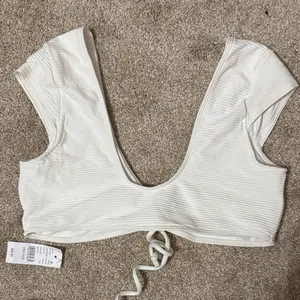 Pacsun LA Hearts White Ribbed Bikini thumbnail 4